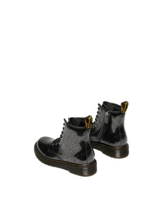 Girls' Junior 1460 Glitter Lace Up Boots - Toddler, Little Kid