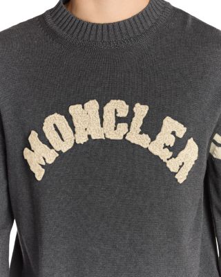 Tufted Chenille Logo Sweater