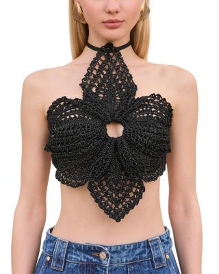 Darlena Crochet Halter Top