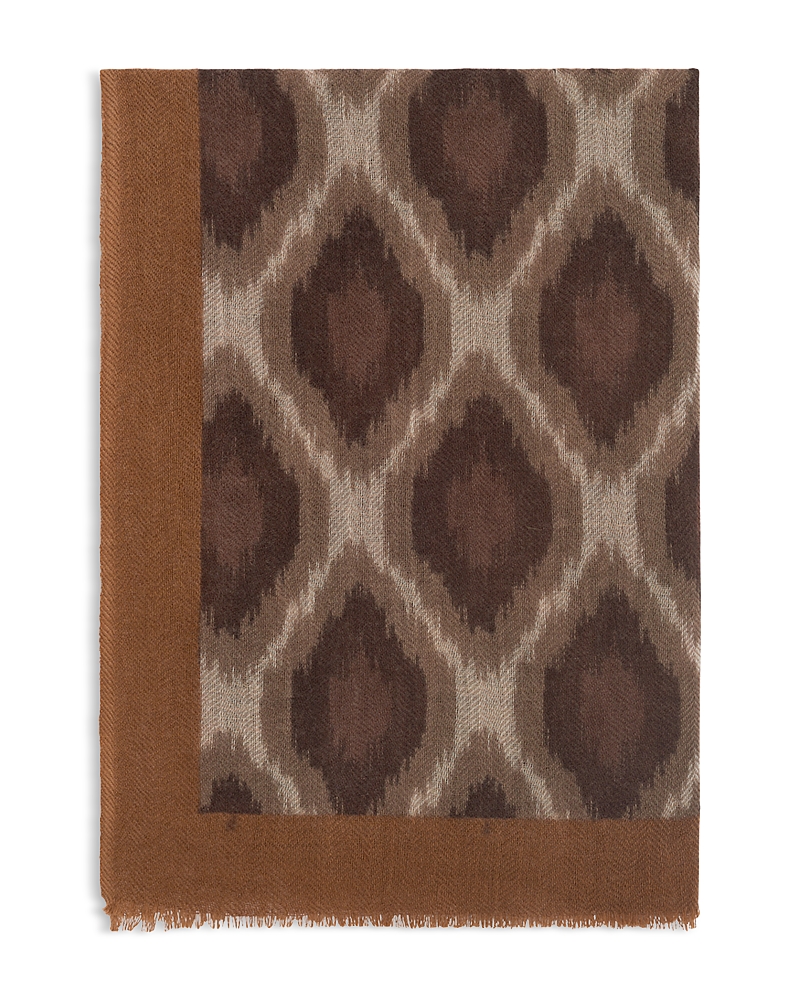 Gerard Darel Raquel Wool & Cashmere Scarf In Brown