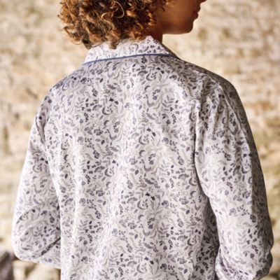 Ditsy Gingham Cotton Pajama Set