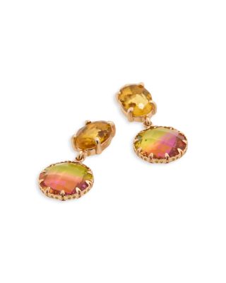 Ombre Glass Drop Earrings - Exclusive