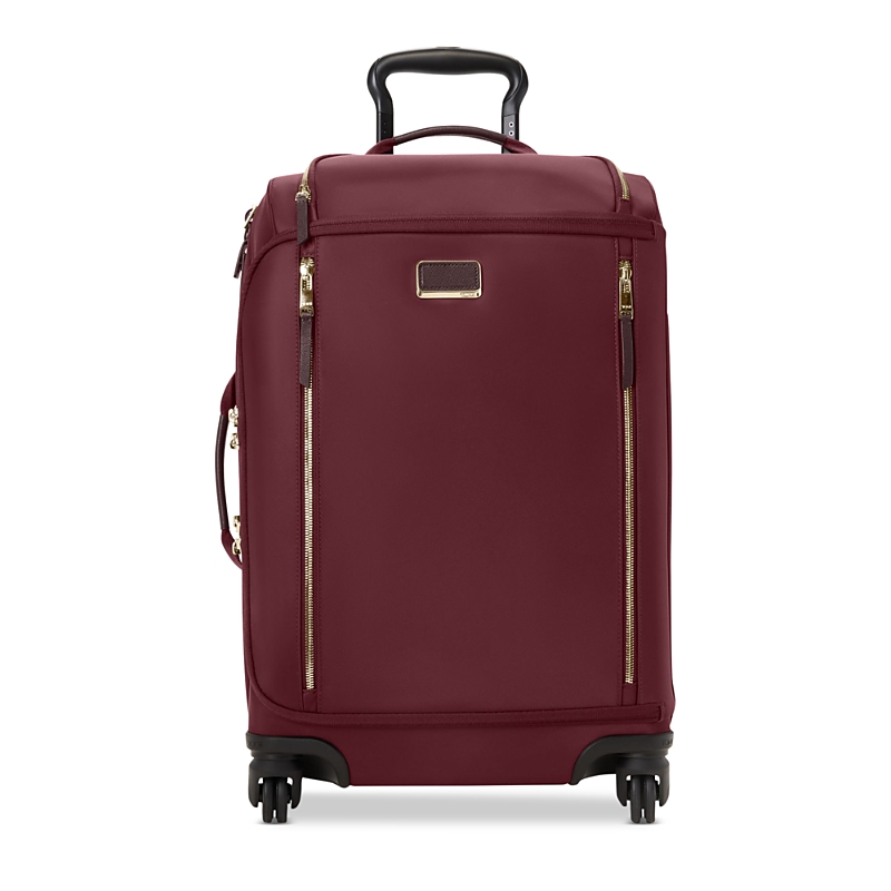 Tumi Leger International Expandable Carry On Suitcase In Burgundy