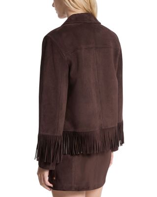 Fringed Suede Jacket