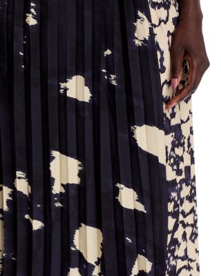 Pleated Midi Skirt