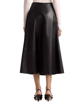 Varda Leather Skirt