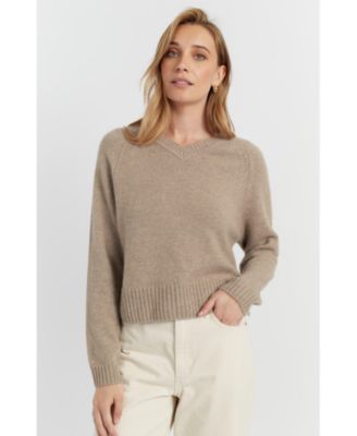 Women's Pure Cashmere V-Neck Sweater