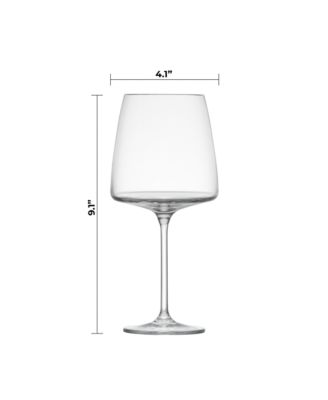 Sensa Burgundy Wine Glass, Set of 6