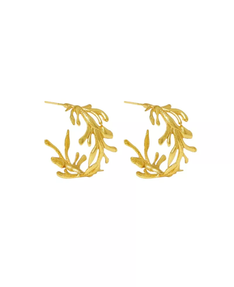 Ottoman Hands Zephyr Hoop Earrings