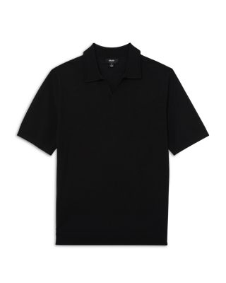 Duchie Merino Wool Open Collar Polo Shirt