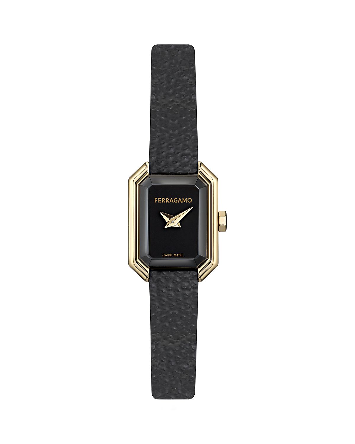 Ferragamo Crystal Petite Leather Watch, 15mm x 20mm