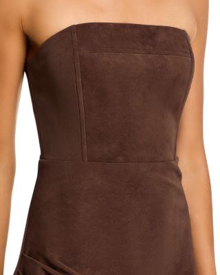 Alfie Faux Suede Maxi Dress