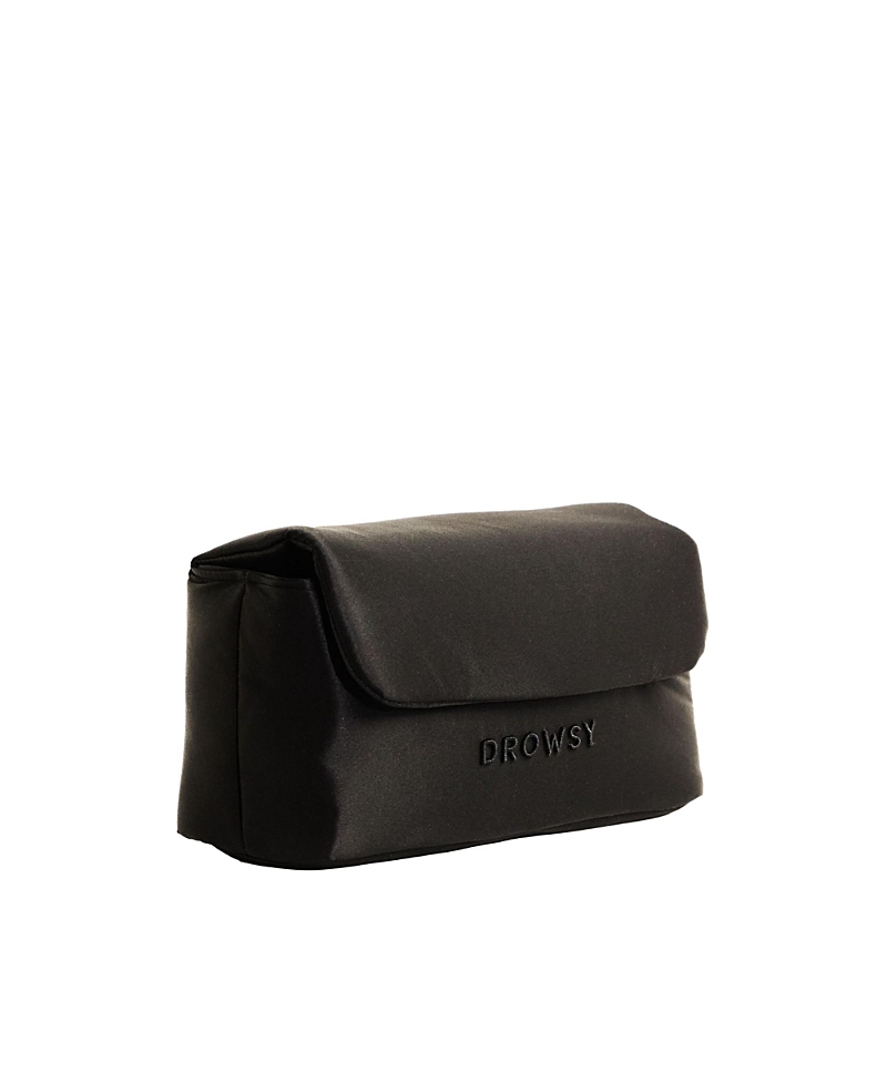 Drowsy Silk Necessaire Bag In Black