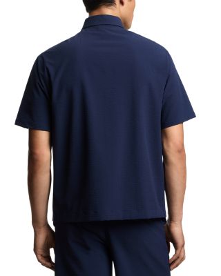 Contrast Edges Piqu&eacute; Polo Shirt