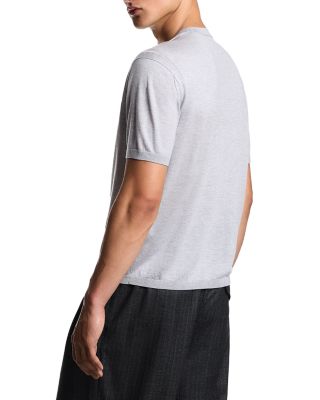 Jersey Knit Short Sleeved Sweater