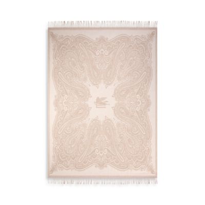 Alocasia Wool &amp; Cashmere Fringed Throw