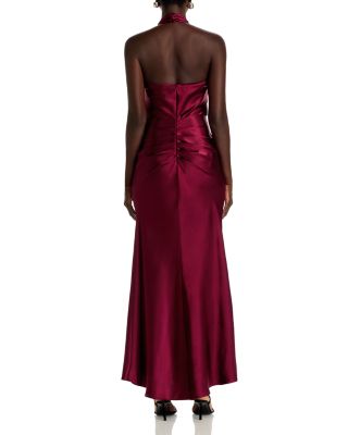 Draped Halter Gown - Exclusive