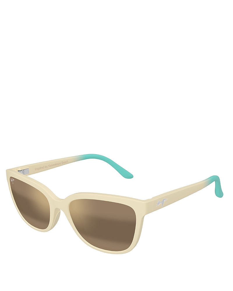 Maui Jim Okina Rectangle Sunglasses, 55mm