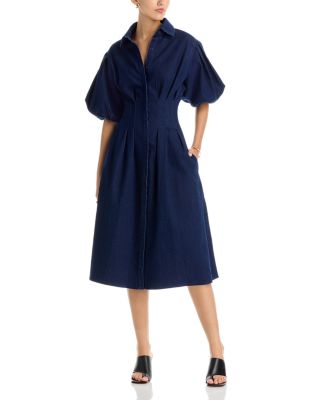 Denim Midi Dress - Exclusive