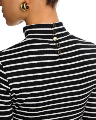 The Knit Ribbed Turtleneck Tee