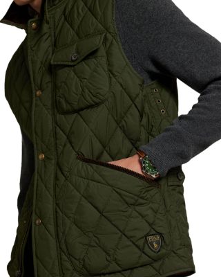 Quilted Full Zip Utility Vest