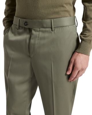 Curtain Style Wool Trousers