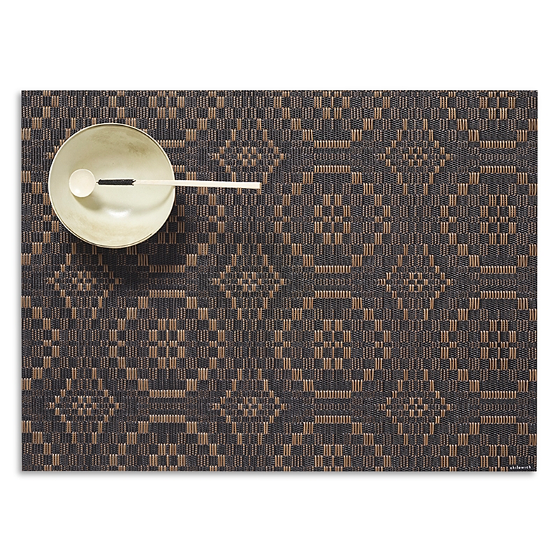 Chilewich Overshot Placemat In Brown