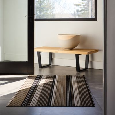 Pleat Stripe Shag Rug, 24" x 36"