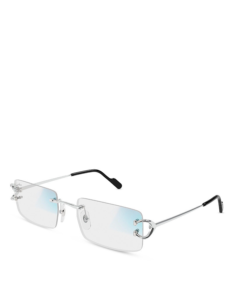 Cartier Rectangle Photochromic Sunglasses, 56mm
