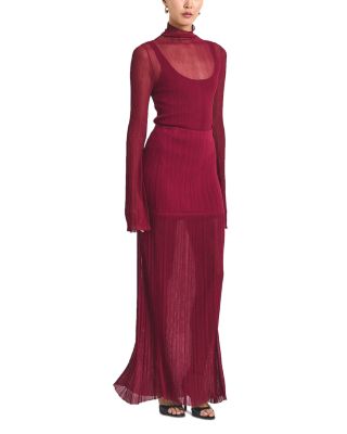 Romina Sheer Knit Skirt