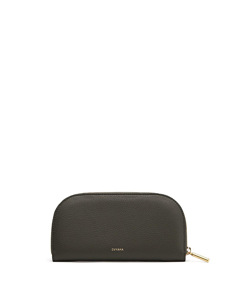 Cuyana Curved Zip Wallet In Black
