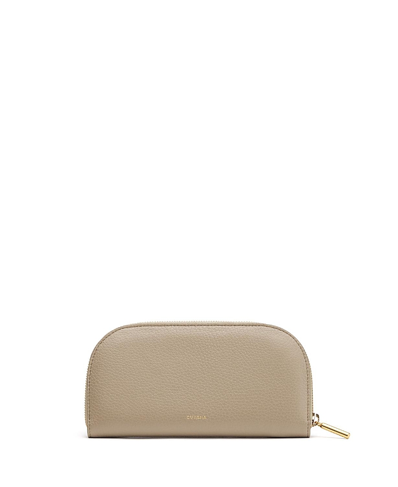 Cuyana Curved Zip Wallet In Neutral