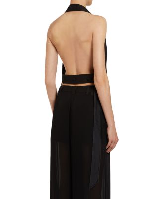 Body Black Sleeveless Blazer