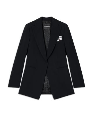Enver Satin Blazer