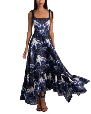 Rosalee Tie Strap Bustier Maxi Dress