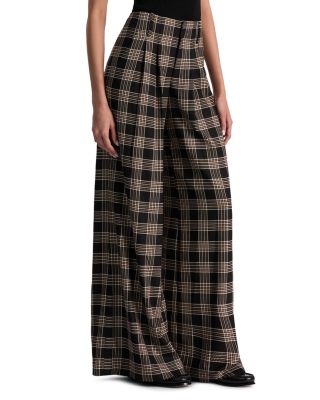 Eloise Plaid Wide Leg Pants