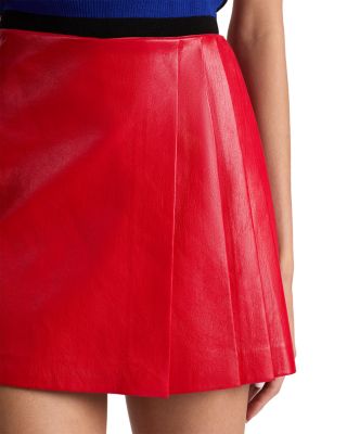 Toni Faux Leather Mini Skirt
