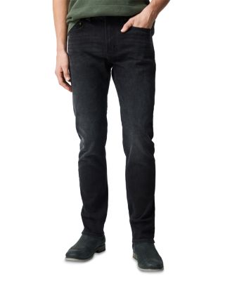 Lyell Straight Fit Jeans in Used Black 