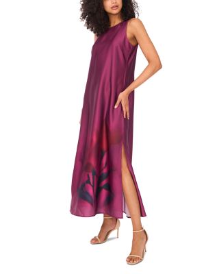 Sleeveless Keyhole Back Maxi Dress