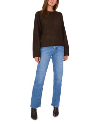 Raglan Wide Sleeve Crewneck Sweater