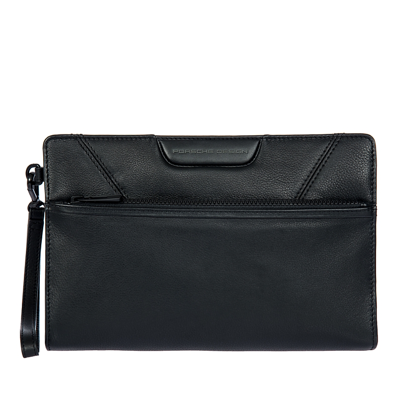 Porsche Design Roadster Leather Evo Clutch In Black