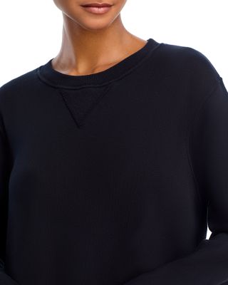 French Terry Oversized Crewneck Sweatshirt