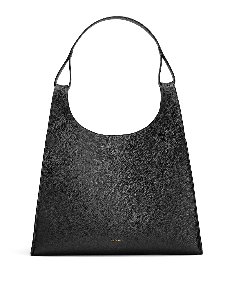 Cuyana Oversized Double Loop Bag In Black