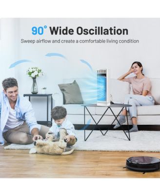 14'' Mini Oscillating Tower Fan Electric Desk Fan with 3 Speed & Timer