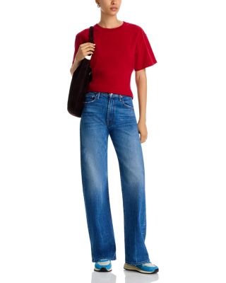 The Mid Rise Lasso Sneak Jeans in Get Two Birds Stoned