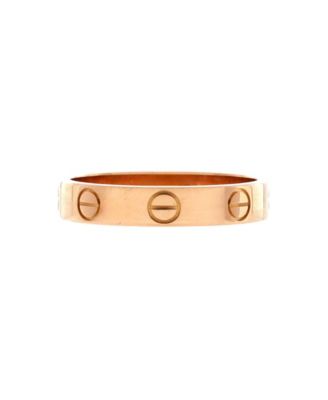 Love Wedding Band Ring 18K Rose Gold