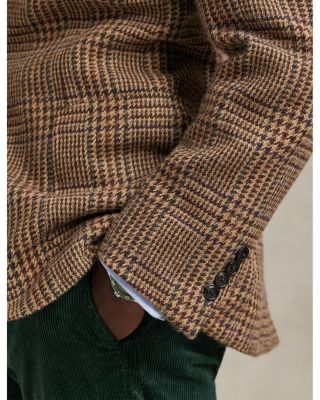Polo Tailored Plaid Wool Sport Coat