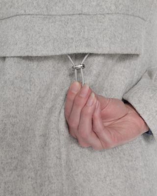 Single Breasted Notch Collar Coat