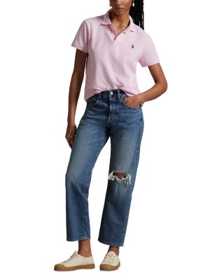 Classic-Fit Mesh Polo Shirt