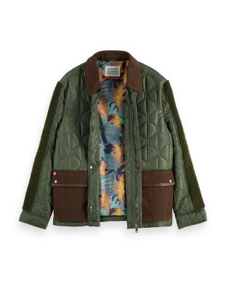 Quilted Military Jacket